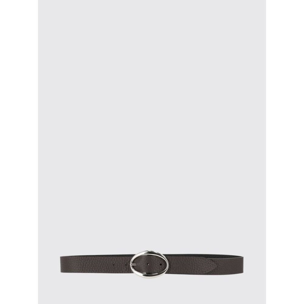 Orciani Women Hammered Calfskin Orciani Belt With Pin Buckle